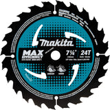 Carbide-Tipped Circular Saw Blade, 7-1/4", 24 Teeth, Wood Use