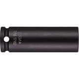 Socket, Impact, 3/8", 1/4" Drive, 6 Points, Deep