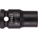 Torx Sockets, Impact, E-5, 1/4" Drive