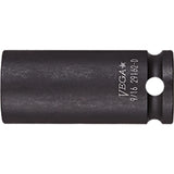 Socket, Impact, 3/4", 3/8" Drive, 12 Points, Deep