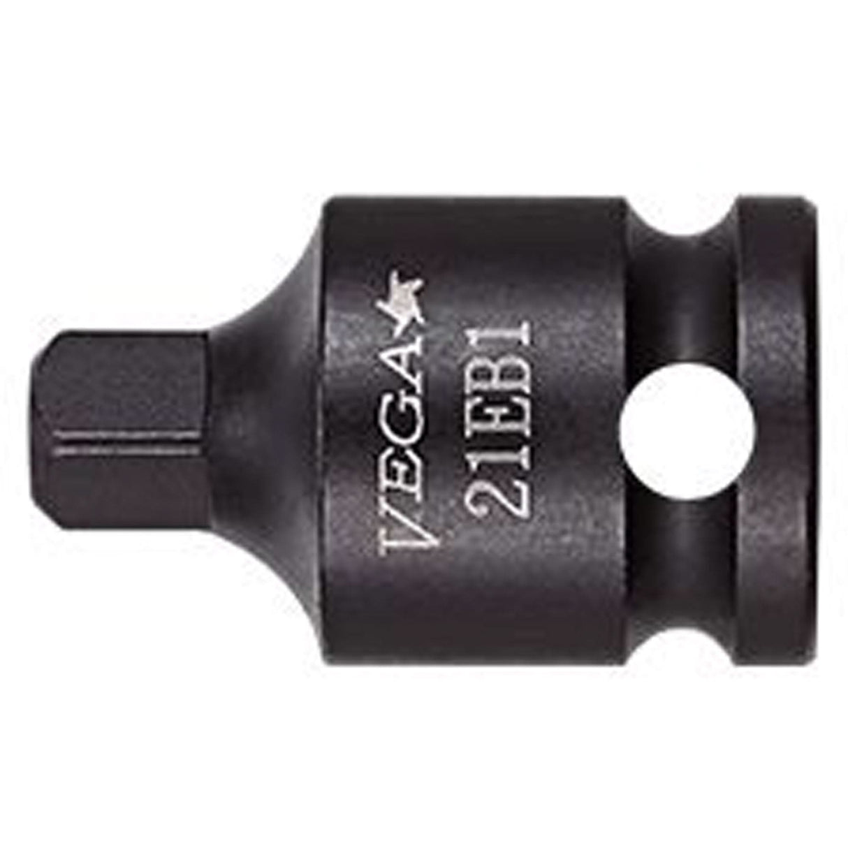 Socket Adapter, Impact, 3/8" Drive, 1/4" Socket, 1.25" L, Pin