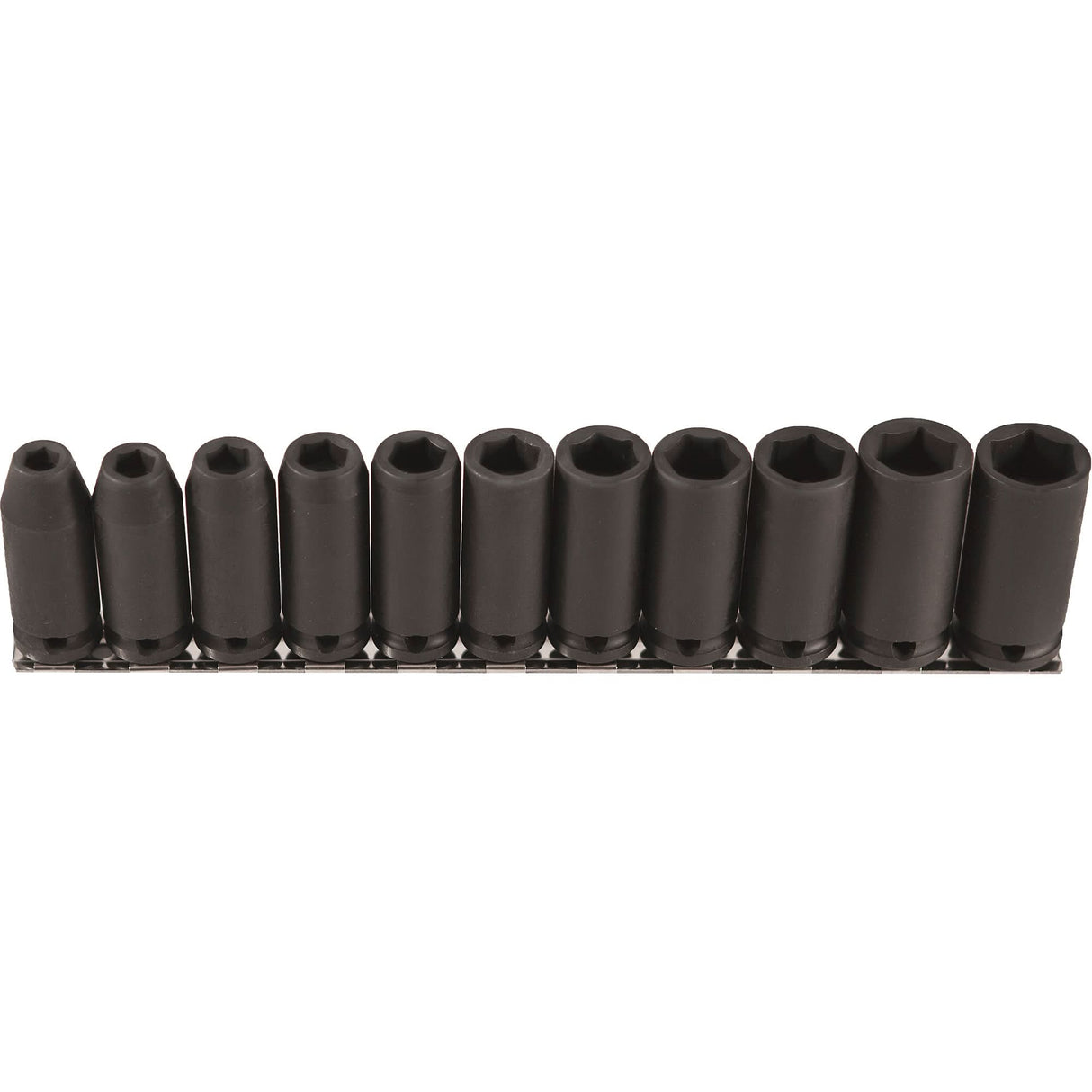 Long Socket Set, 11 Pcs, Impact, 3/8" Drive Size, Deep