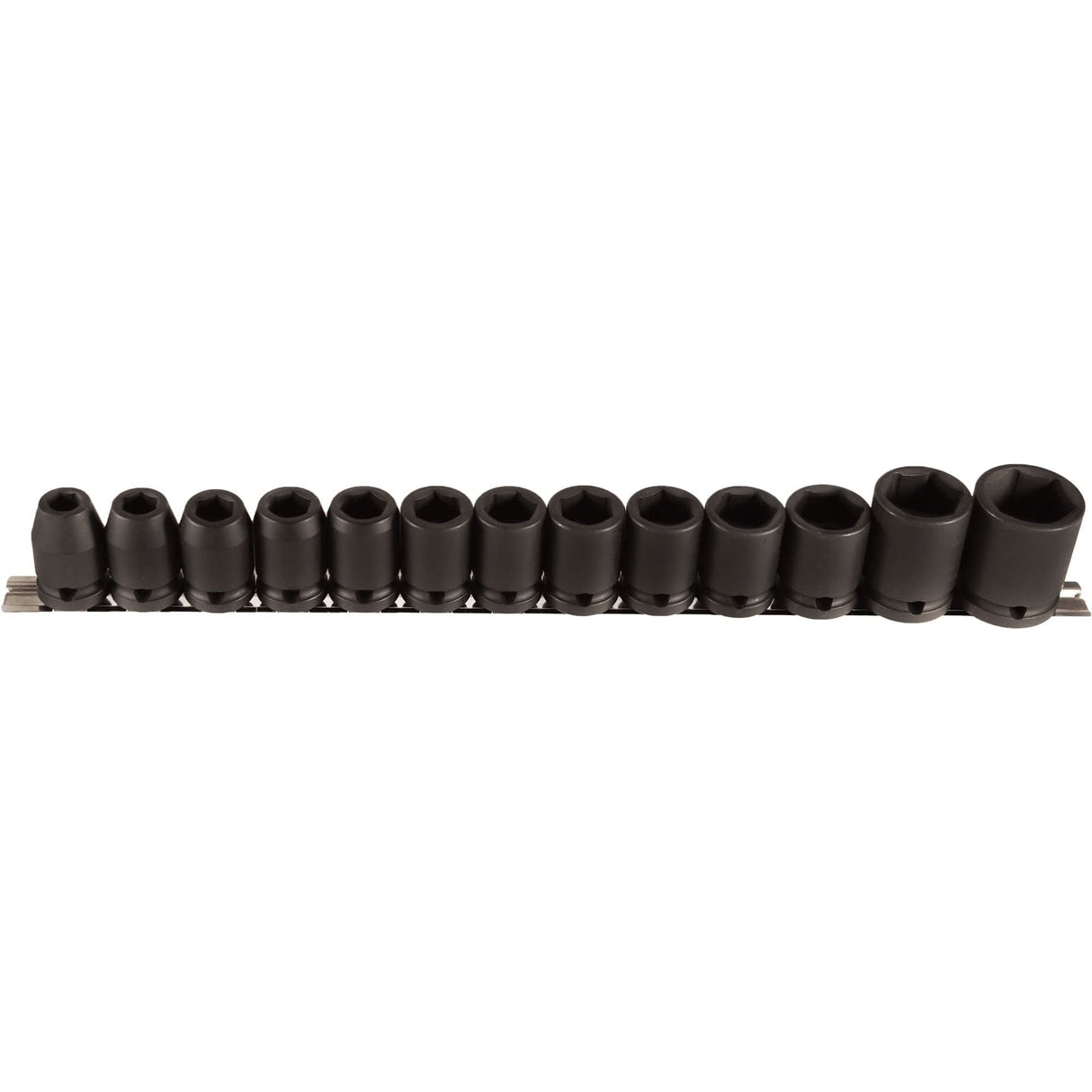 Socket Set, 13 Pcs, Impact, 1/2" Drive Size