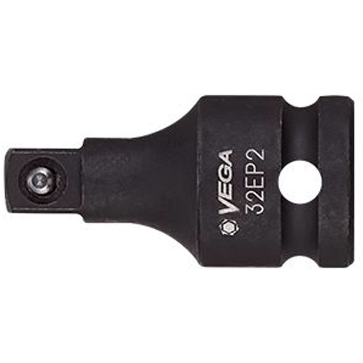Socket Adapter, Impact, 1/2" Drive, 3/8" Socket, 5" L, Ball