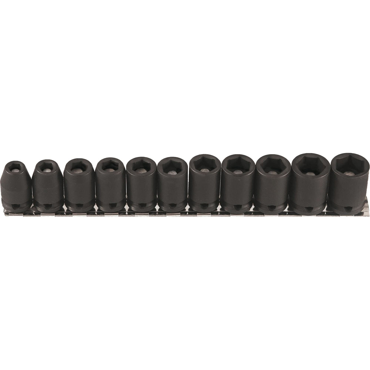 Magnetic Socket Set, 11 Pcs, Impact, 3/8" Drive Size