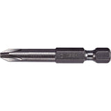 Power Bit, Phillips, #2 Tip, 1/4" Drive Size, 10" Length