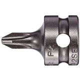 Bit Socket, Phillips, #2 x 2-5/8" L, 3/8" Drive