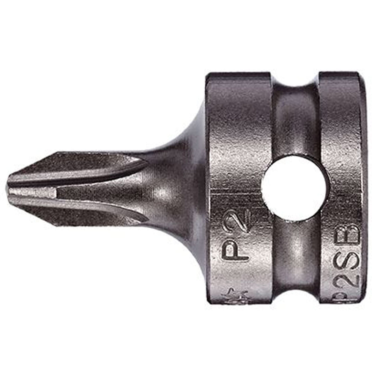 Bit Socket, Phillips, #2 x 1" L, 3/8" Drive