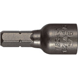 Insert Nutsetter, 5/16" Tip, 1/4" Drive, 1-1/4" L, Magnetic