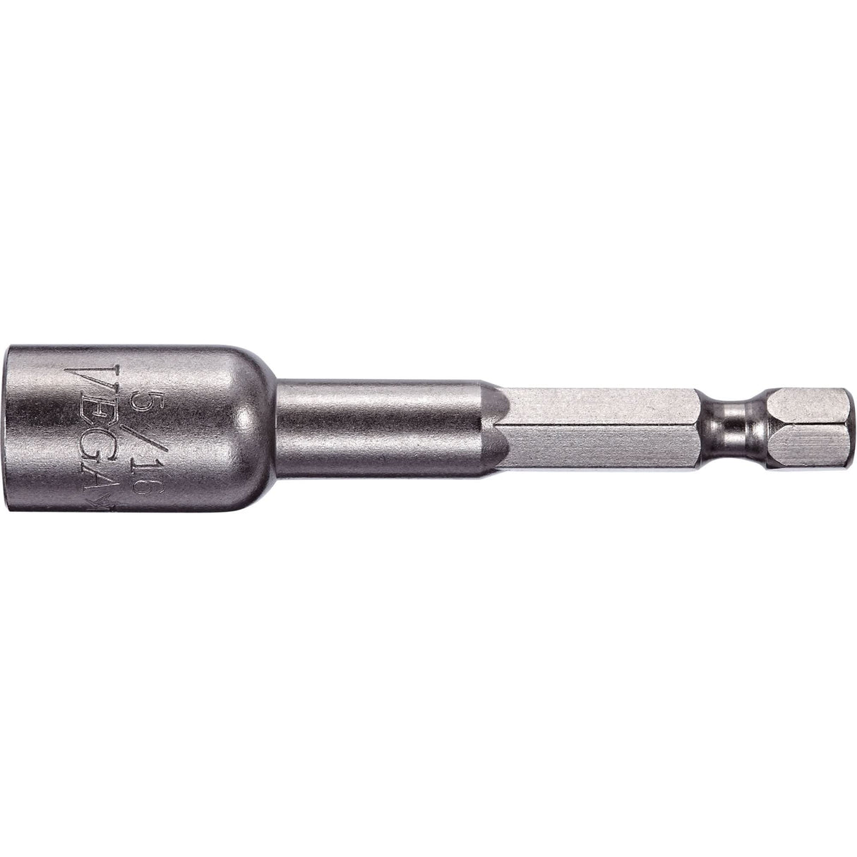 Nutsetter, 13 mm Tip, 1/4" Drive, 2-9/16" L, Magnetic