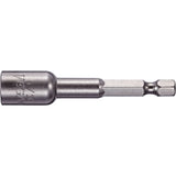 Nutsetter, 1/2" Tip, 1/4" Drive, 2-9/16" L, Magnetic