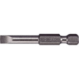 Power Bit, Slot, 0.02 x 0.138 Tip, 1/4" Drive Size, 2-3/4" Length