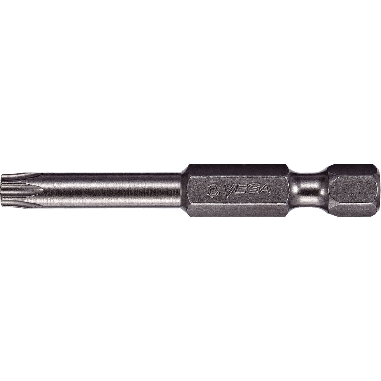 Power Bit, Torx, T-27 Tip, 1/4" Drive Size, 6" Length