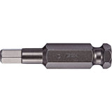 Power Bit, Hex, 1/8" Tip, 7/16" Drive Size, 2" Length