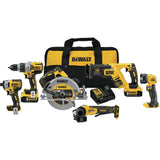 Max XR® Brushless 6-Tool Combo Kit, Lithium-Ion, 20 V
