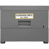 Piano Style Jobsite Storage Box, 60-1/2" W x 34-3/4" D x 49-3/8" H, Grey