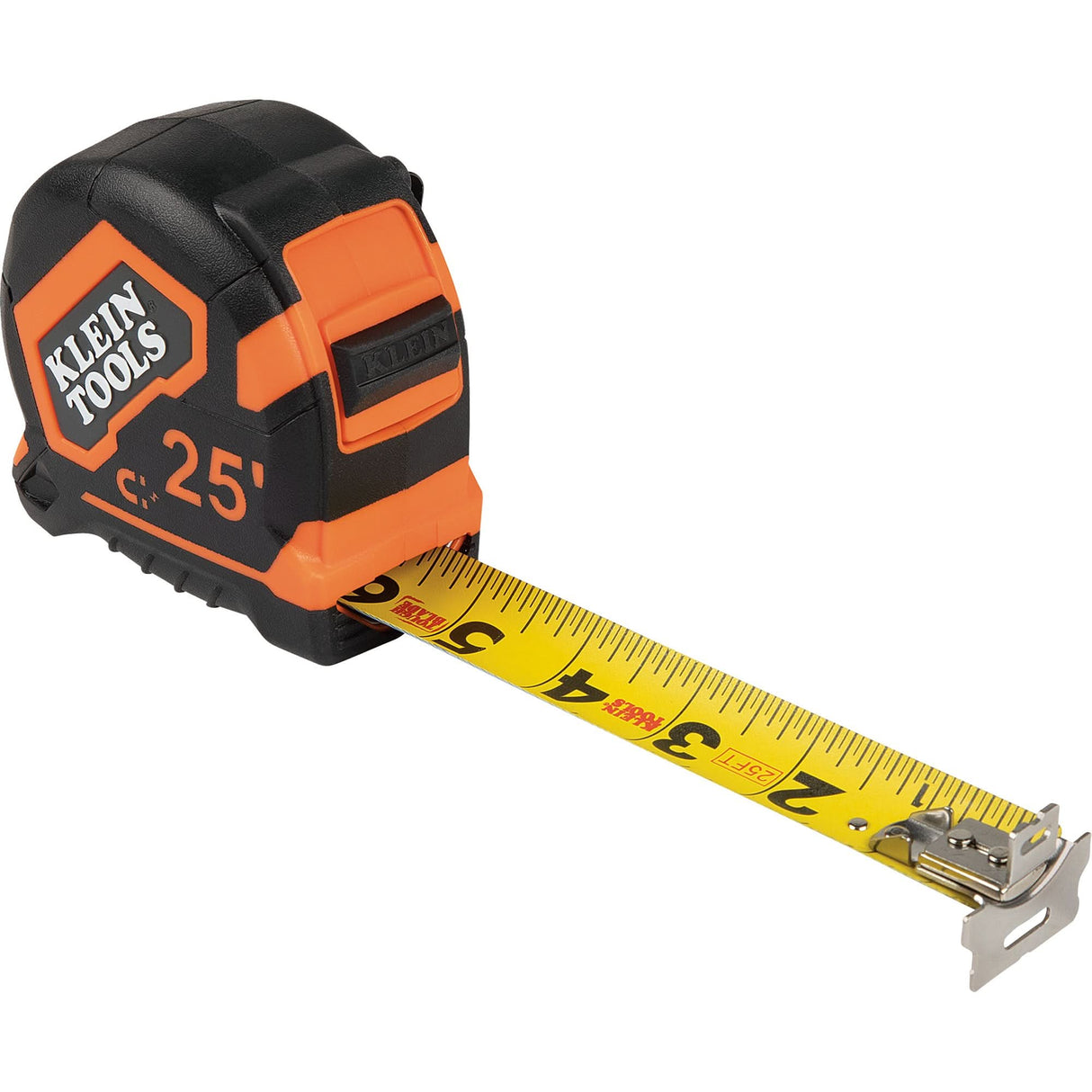 Magnetic Double-Hook Tape Measure, 25', Imperial Graduations
