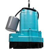 9EC Series Effluent Pump, 70 GPM, 115 V, 7.5 A, 4/10 HP