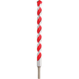 Hammer Drill Bit, 3/4", 3-Flat Shank, Carbide