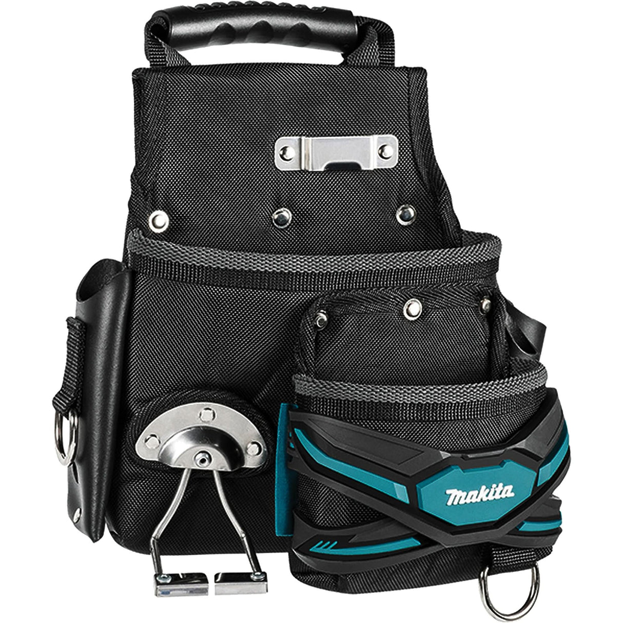 TH3 Roofer & General-Purpose Pouch, Multiple Tool Holder, Leather/Polyester/Polypropylene, 2 Pockets