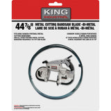 Band Saw Blade, Bi-Metal, 44-7/8" L x 1/2" W x 0.02" Thick, 10-14 TPI