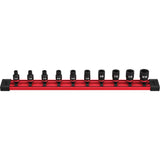 Shockwave™ Impact Duty™ SAE 6 Point Socket Set, 10 Pcs, Impact, 1/4" Drive Size