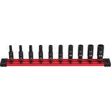 Shockwave™ Impact Duty™ SAE 6 Point Socket Set, 14 Pcs, Impact, 1/4" Drive Size, Deep
