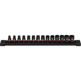 Shockwave™ Impact Duty™ Metric 6 Point Socket Set, 14 Pcs, Impact, 3/8" Drive Size