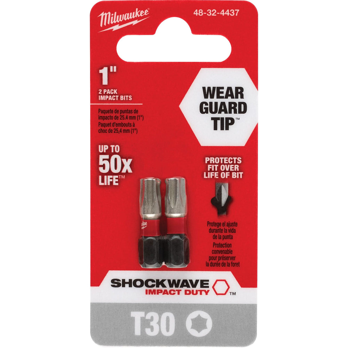 Shockwave™ Impact Duty™ Screwdriver Bit, Torx, T-30, 1/4" Drive