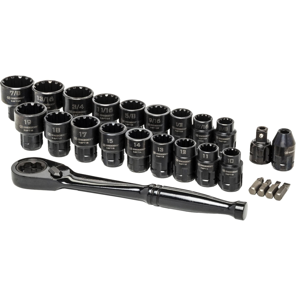 Mechanic's Tool Set, 25 Pcs, 3/8" Drive Size