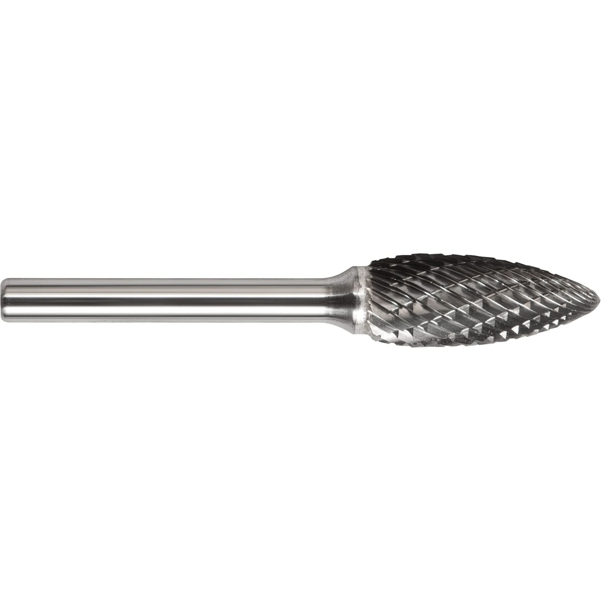 Drillco® Magnum Double Cut Solid Carbide Burr, SF-1, 1/4" Dia., 5/8" Depth of Cut