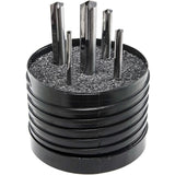Drillco® Straight Flute Drill Bit Set, 5 Pieces, Carbide