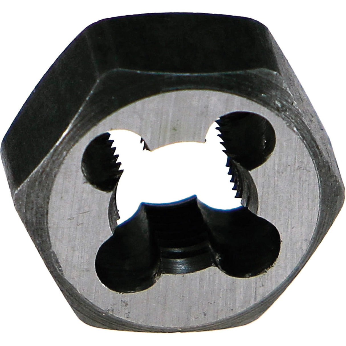 Drillco® Hex Rethreading Die, 1-1/16" Dia., 9/16"-18 Thread, Carbon Steel