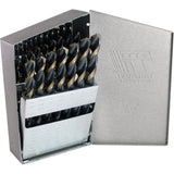 Triumph® ThunderBit® Heavy-Duty T17HD+ Metal Index Jobber Drill Bit Set, 29 Pieces, High Speed Steel