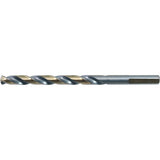 Drillco® 3-Flat Shank Jobber Drill Bit, High Speed Steel, 1/4", 4" L, 2-3/4" Flute, 140° Point Angle