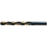 Drillco® Heavy-Duty Jobber Drill, High Speed Steel, #7, 3-5/8" L, 2-7/16" Flute, 135° Point Angle