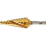Drillco® #1 Step Drill, 1/8" - 1/2" , 1/32" Increments