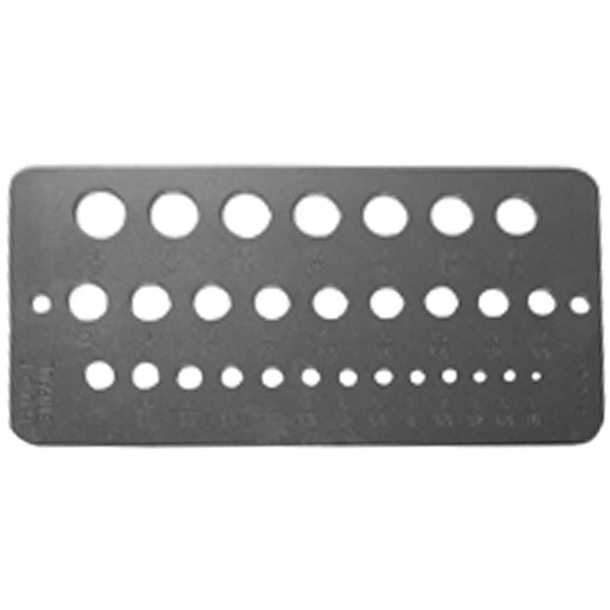 Drillco® Fractional Sizes Drill Gauge