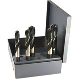 Drillco® S & D Drill Bit Set, 5 Pieces, High Speed Steel