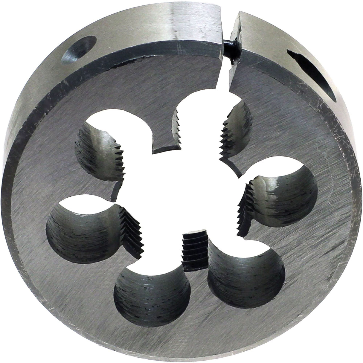 Drillco® Round Adjustable Pipe Die, 3/8"-18 Thread, High Speed Steel