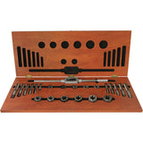 Drillco® Tap & Round Adjustable Die Set, 38 Pieces
