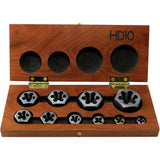 Drillco® Hex Threading Die Set, 10 Pieces