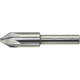Drillco® Chatterless Countersink, 3/8", High Speed Steel, 90° Angle, 6 Flutes