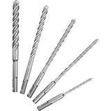 MX4™ 4-Cutter Rotary Hammer Drill Bit Kit, 5 Pieces, Carbide