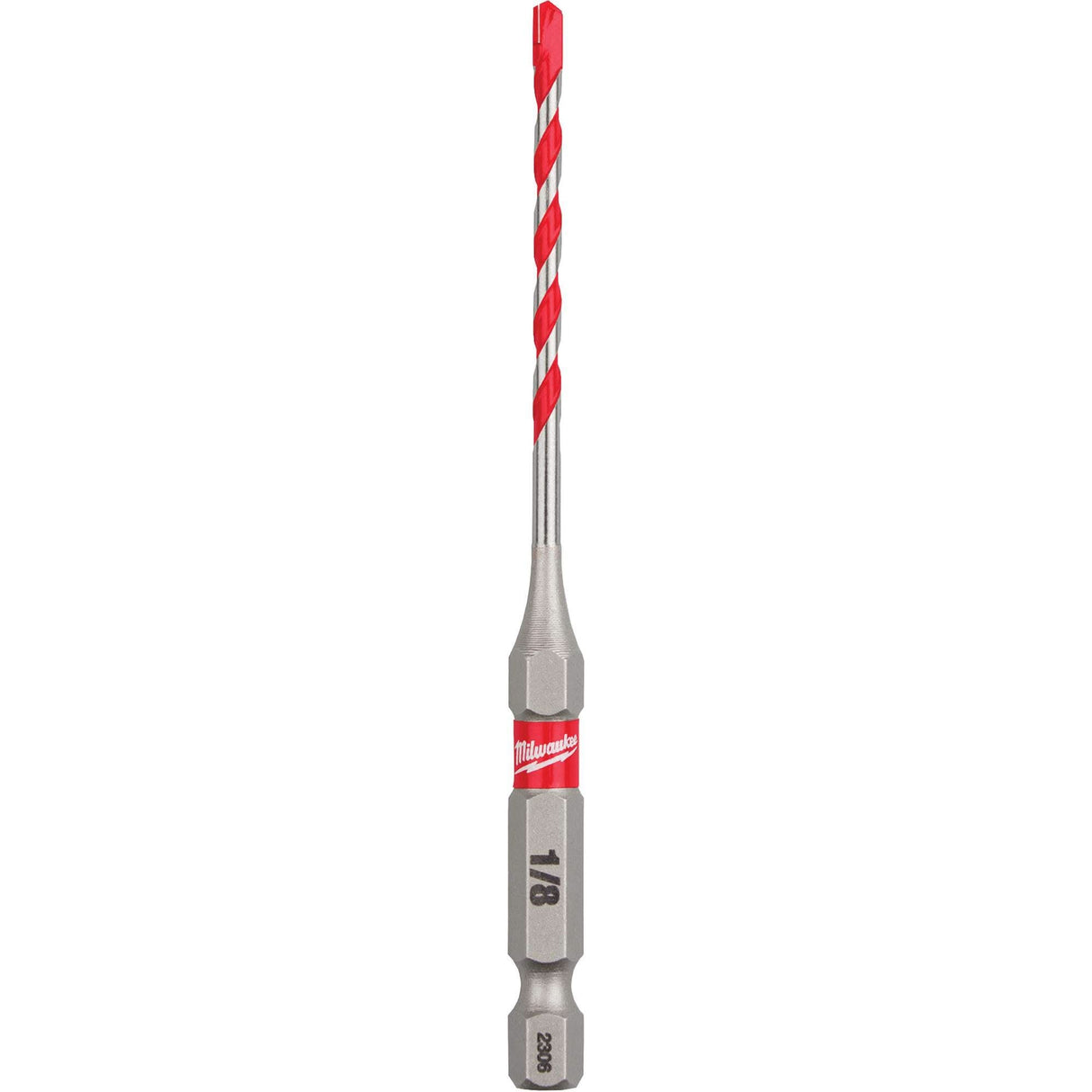 Shockwave™ Hammer Drill Bit, 1/8", Hex Shank, Carbide