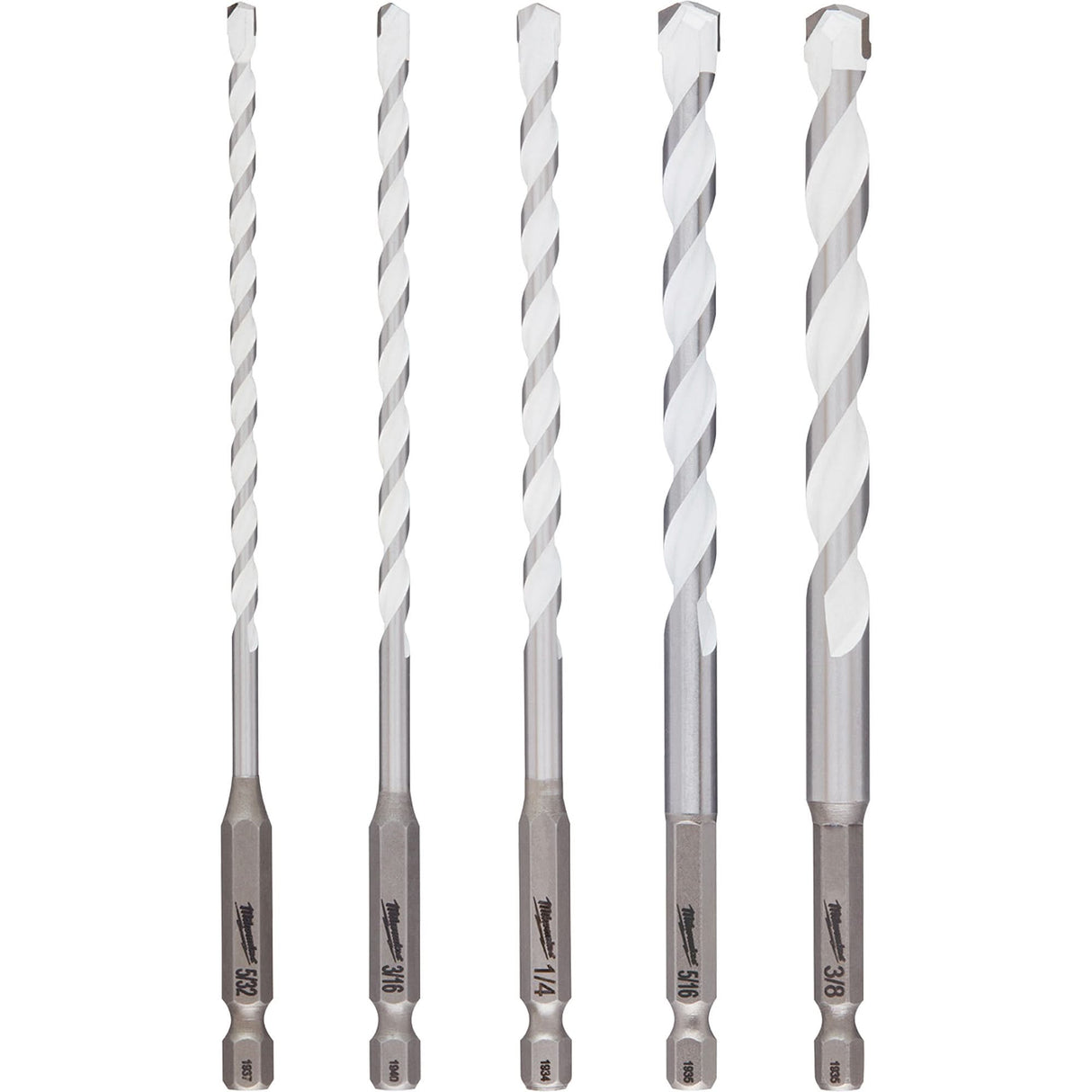 Shockwave™ Multi-Material Drill Bit Set, 5 Pieces, Carbide