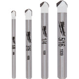Natural Stone Bit Set, 4 Pieces, Carbide