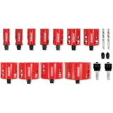 Plumber's Bi-Metal Hole Saw Set, 17 Pieces
