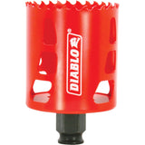Hole Saw, 2-3/8", 2-3/8" Depth of Cut, Bi-Metal