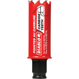 Wood & Metal Hole Saw, 1-1/16", 2-3/8" Depth of Cut, Carbide